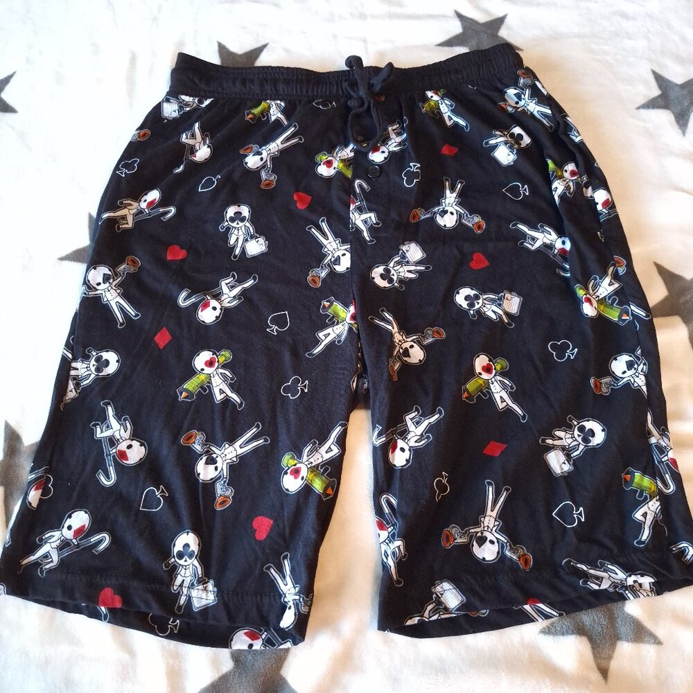 2019 Fortnite Men's Wildcard Sleep‎ Shorts Size Large Lounge Gamer